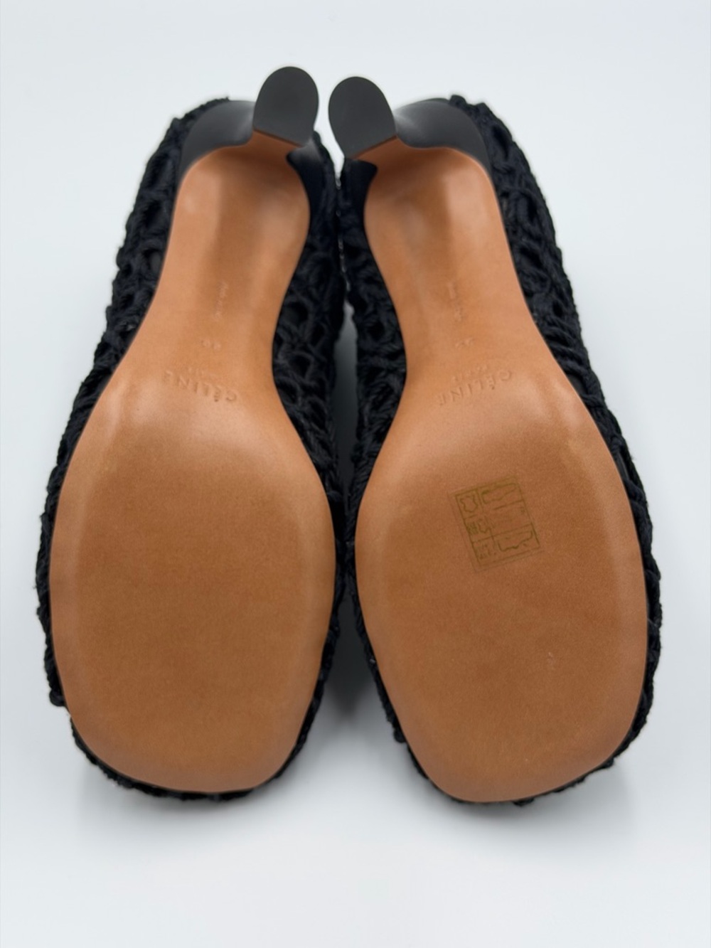 Celine by Phoebe Philo Macramé Netted Ankle Boots - Picture 6 of 8